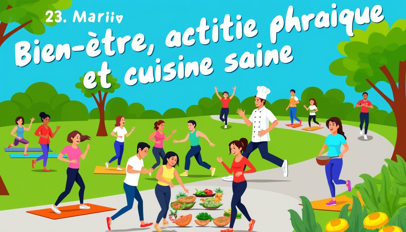 rejoignez-nous le 23 mai à saint-andré pour des ateliers gratuits dédiés à la santé, au bien-être et au sport. profitez de conseils d'experts et d'activités interactives pour améliorer votre qualité de vie.