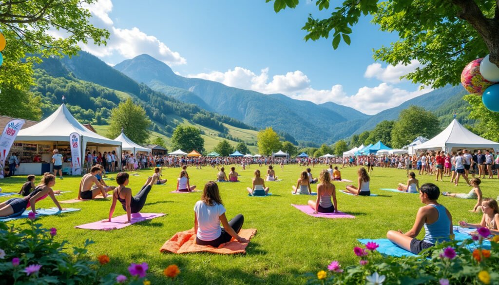 découvrez le tout nouveau festival sportif et bien-être qui prend place dans une magnifique commune de haute-loire. profitez d'activités variées, d'ateliers enrichissants et d'une ambiance conviviale pour allier sport, détente et découvertes locales.