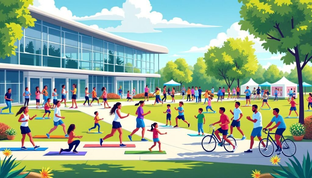 rejoignez-nous ce mercredi au centre hélène-borel de raimbeaucourt pour une journée inspirante dédiée au sport, à la santé et au bien-être. profitez d'activités variées, de conseils de professionnels et d'un moment convivial pour partager votre passion pour un mode de vie sain.