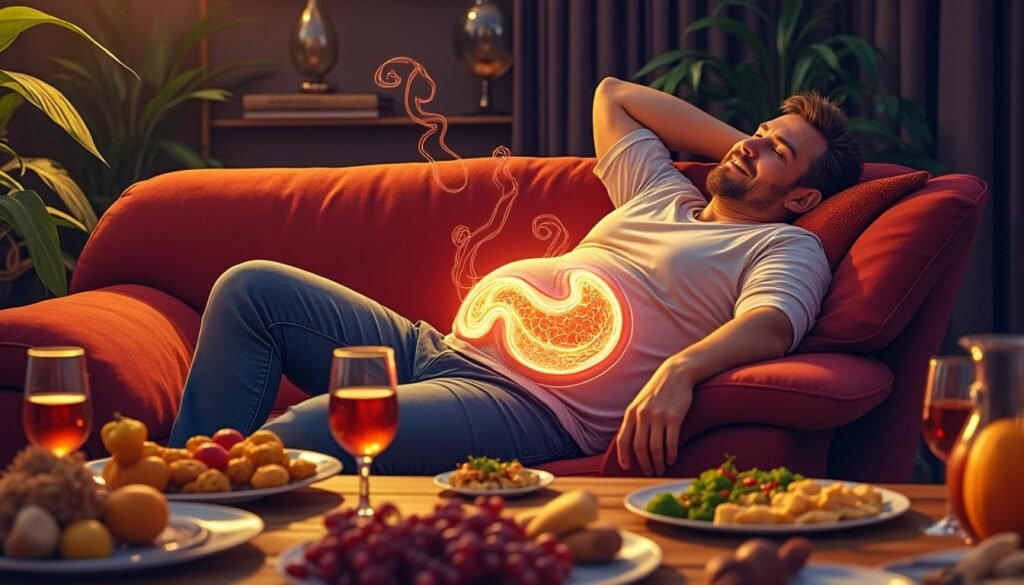 découvrez les étonnantes réactions de notre corps après un festin copieux. de la digestion aux sensations de fatigue, plongez dans l'univers fascinant des réponses physiologiques et des impacts d'un repas riche sur notre organisme.