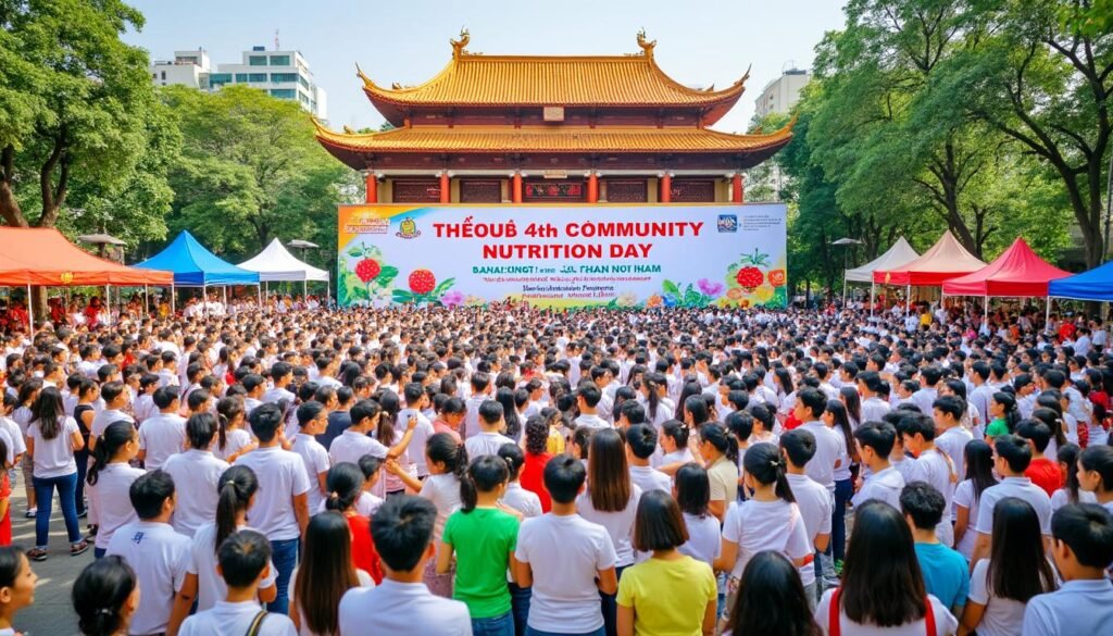 découvrez comment la 4e journée nationale de la nutrition communautaire a rassemblé plus de 2.000 participants au vietnam, soulignant l'importance de la sensibilisation à la nutrition et de l'engagement communautaire dans la promotion de la santé publique.