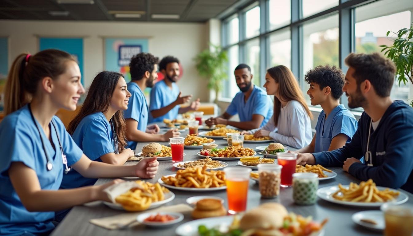 à brest, de futurs professionnels de santé tirent la sonnette d’alarme sur les habitudes alimentaires inquiétantes des nouveaux étudiants et appellent à des actions pour promouvoir une alimentation saine dans les universités.