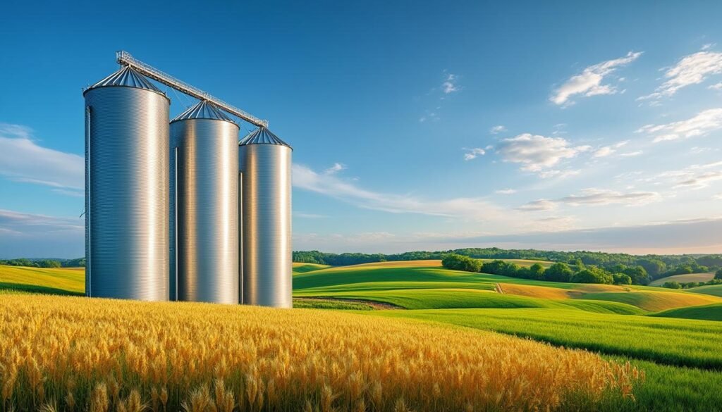 à saint-médard-nicourby, jambon nutrition renforce sa capacité de stockage avec l'installation de trois nouveaux silos à grains. découvrez comment cette initiative soutient l'approvisionnement local et le développement agricole.