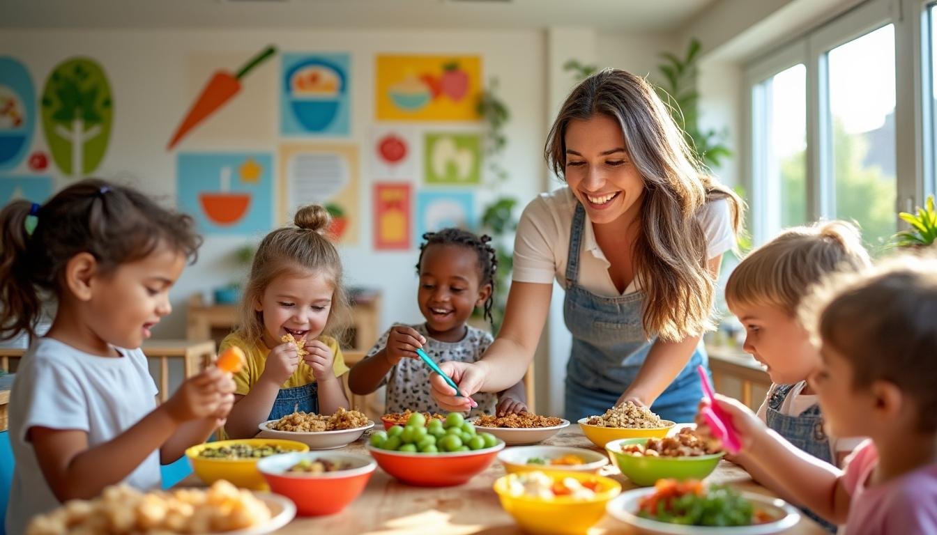découvrez comment une experte en nutrition fait découvrir les saveurs des crozets aux enfants durant la semaine du goût à la garderie. atelier ludique, conseils sains et plaisir gustatif au rendez-vous !